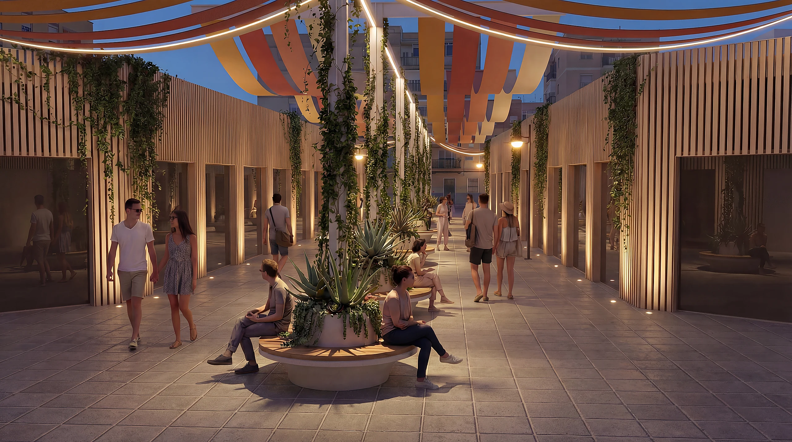 Market Regeneration / Urban design, Public space and identity